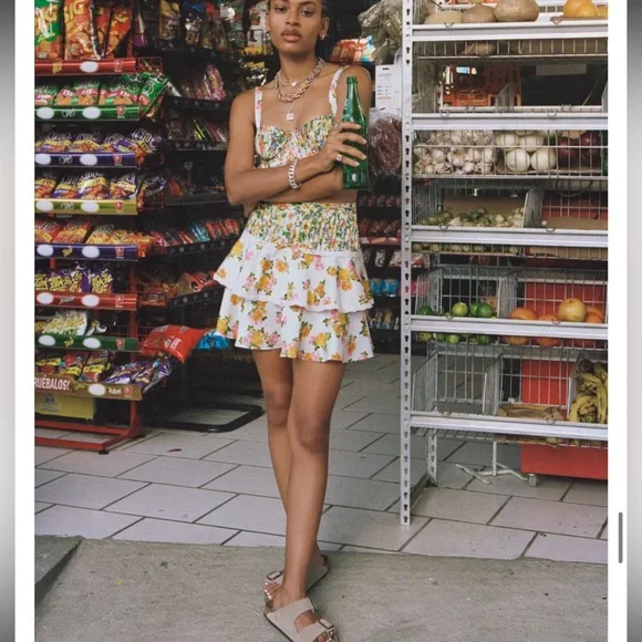 FOR LOVE AND LEMONS Rosalyn Crop Top & Mini Skirt Set - Picture 5 of 16